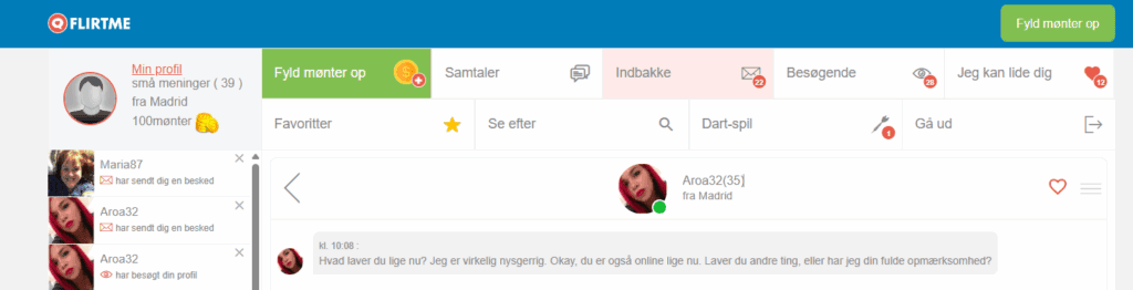 Denne besked og mange andre lignende beskeder modtog vi få minutter efter registreringen.