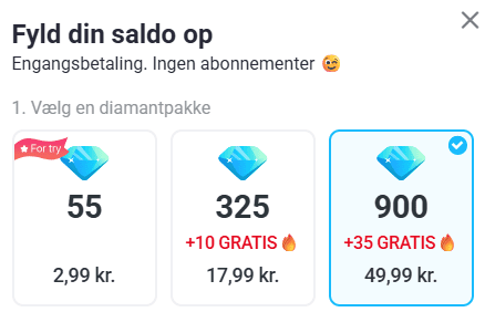 Hvad koster Mirami.chat pris