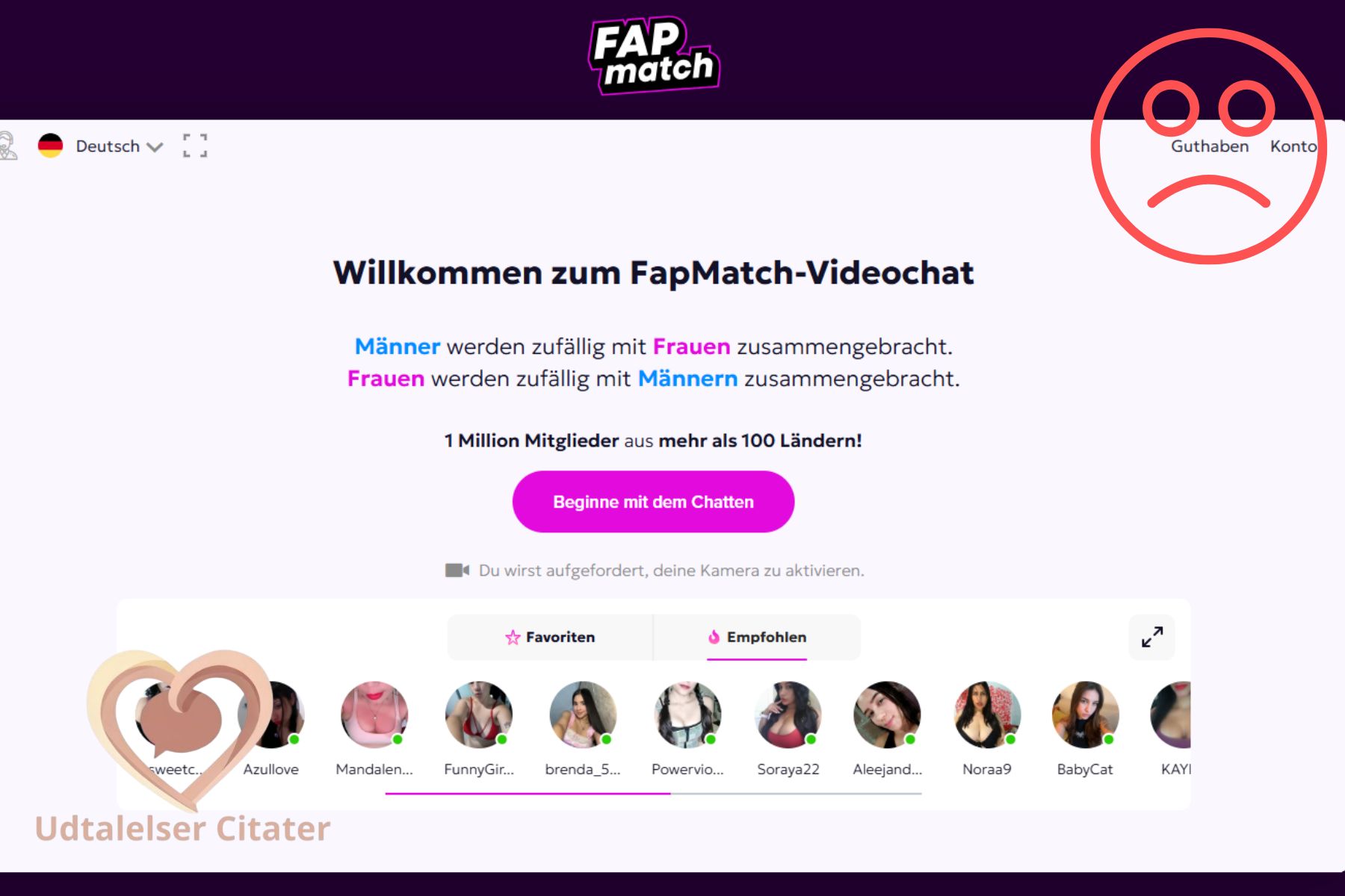 fap match Svindel