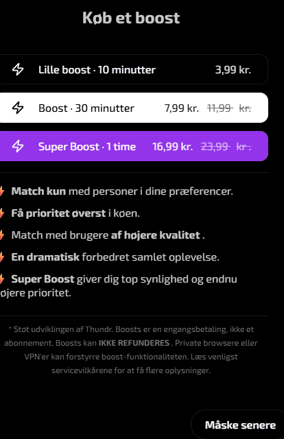 Thundr: Et digitalt tordenskrald, der mest af alt rister din pengepung Hvad koster Thundr pris