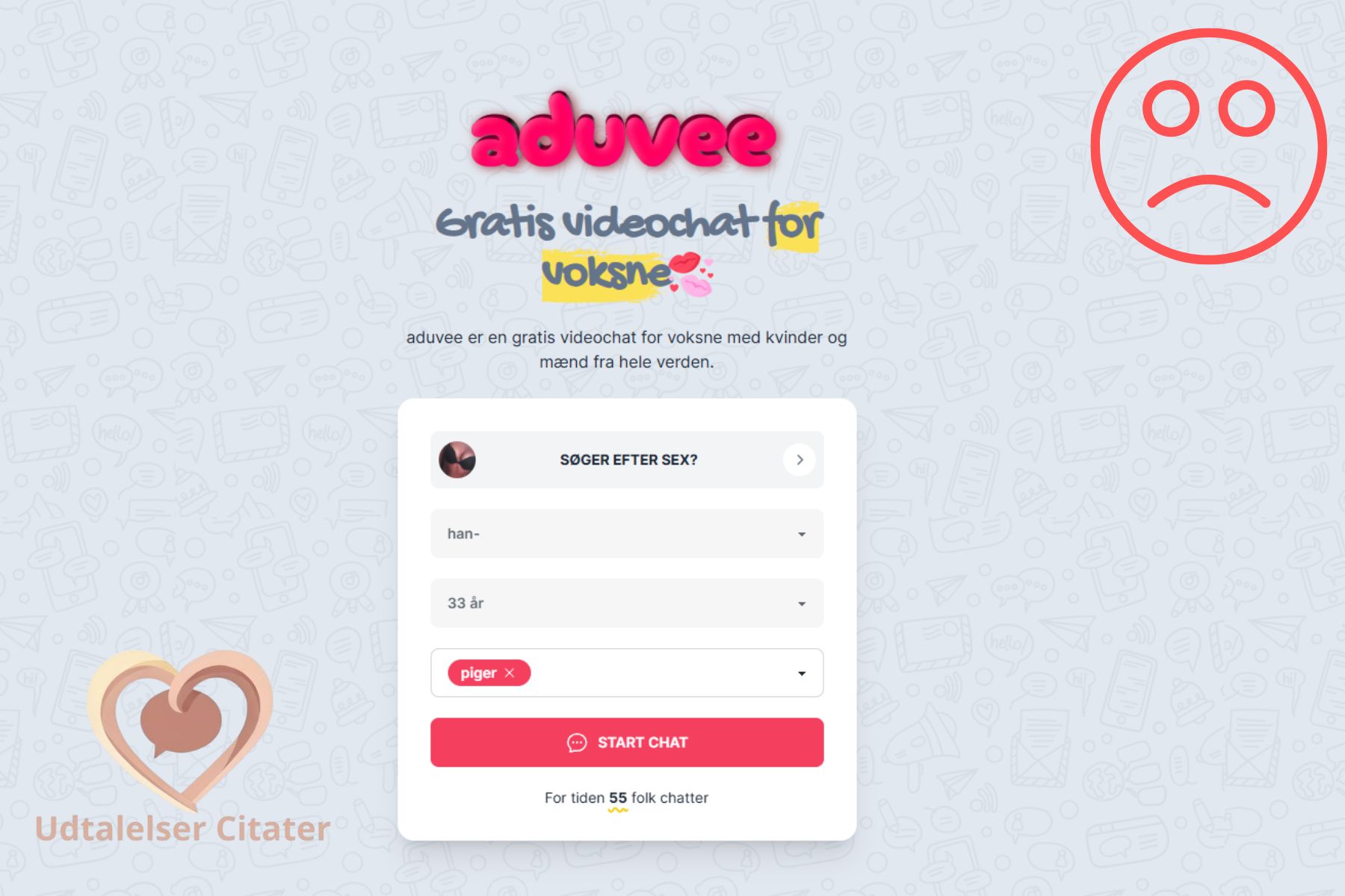 Aduvee: Gratis videochat for voksne eller bare endnu en fræk lokkedue i det samme skjulte netværk? aduvee Svindel